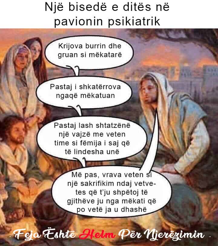 thelbi i krishterimit në katër pika